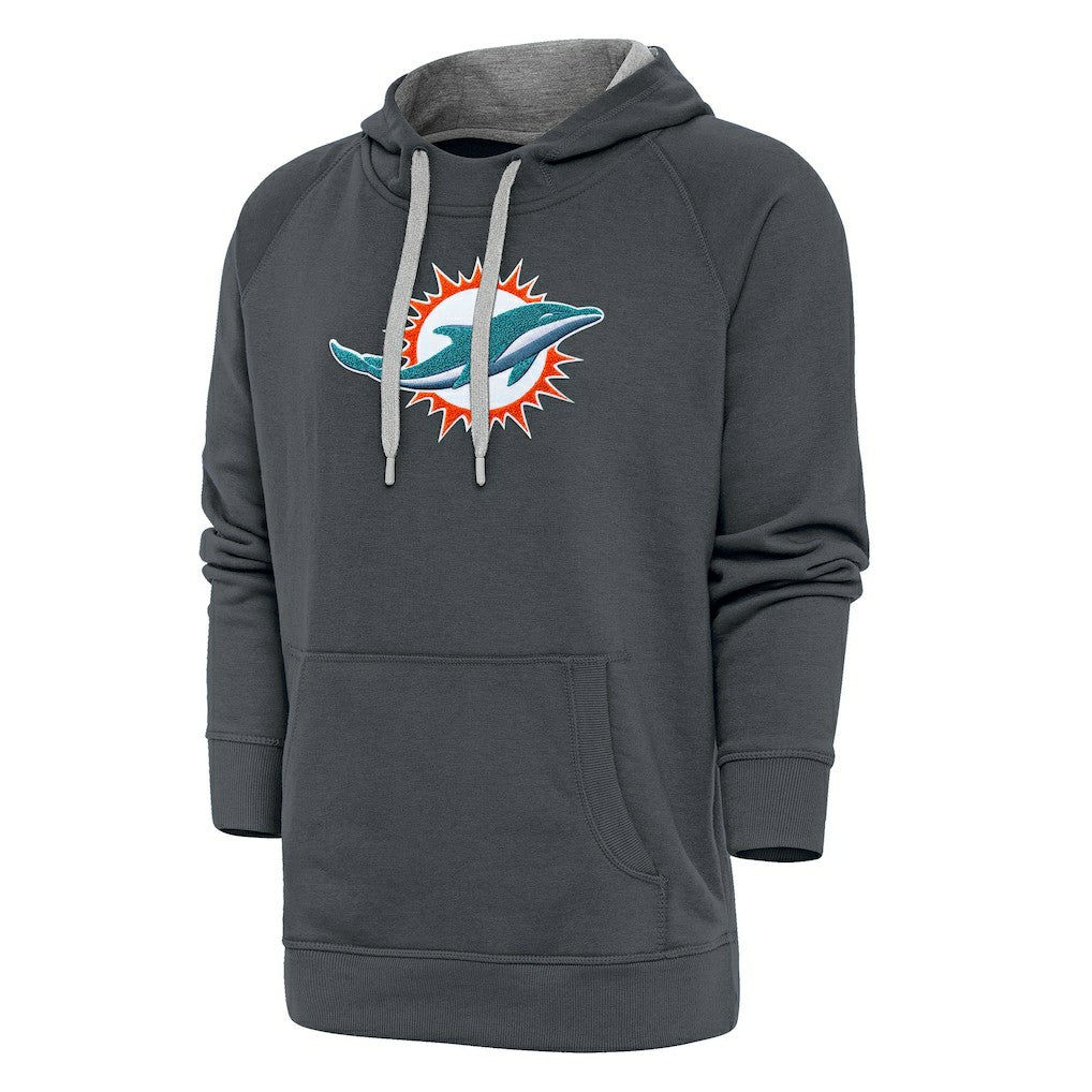Miami Dolphins Antigua Victory Chenille Pullover Hoodie | NFL Hot