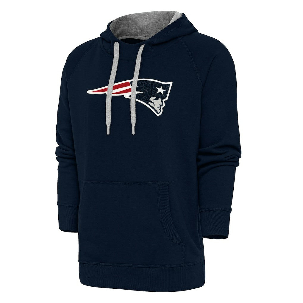 New England Patriots Antigua Victory Chenille Pullover Hoodie | NFL Hot