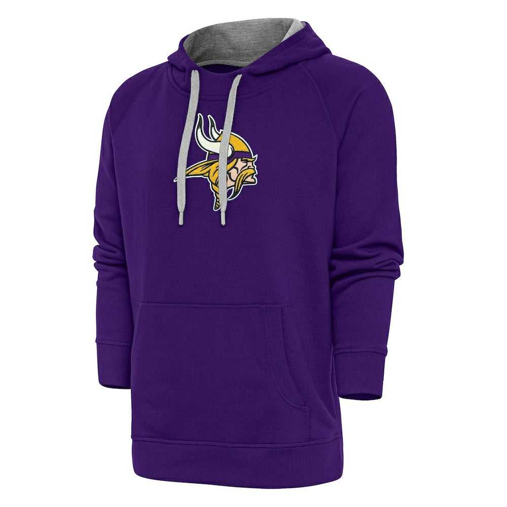 Minnesota Vikings Antigua Victory Chenille Pullover Hoodie | NFL Outlet