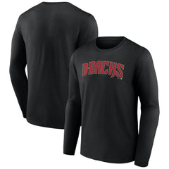 Arizona Diamondbacks Official Wordmark Long Sleeve T-Shirt - MLB T-shirts