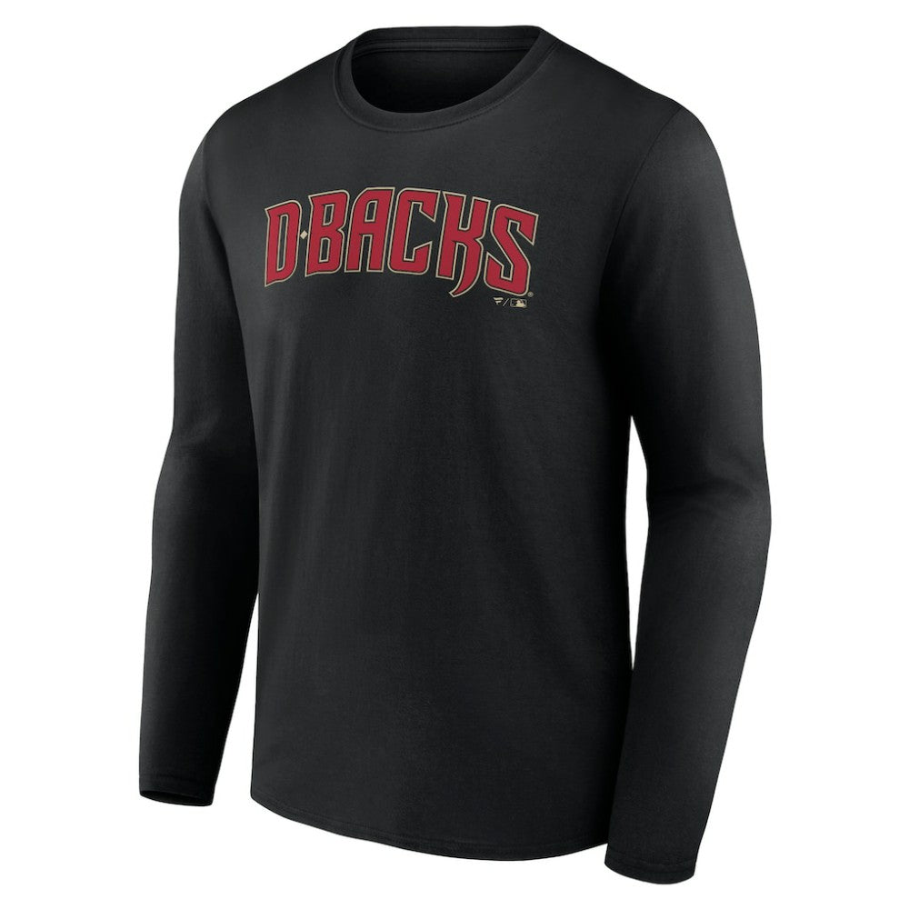 Arizona Diamondbacks Official Wordmark Long Sleeve T-Shirt - MLB T-shirts