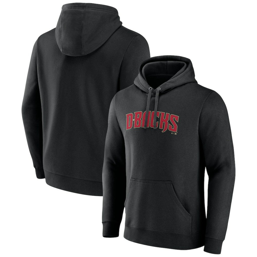 Arizona Diamondbacks Official Wordmark Pullover Hoodie - MLB Hoodies