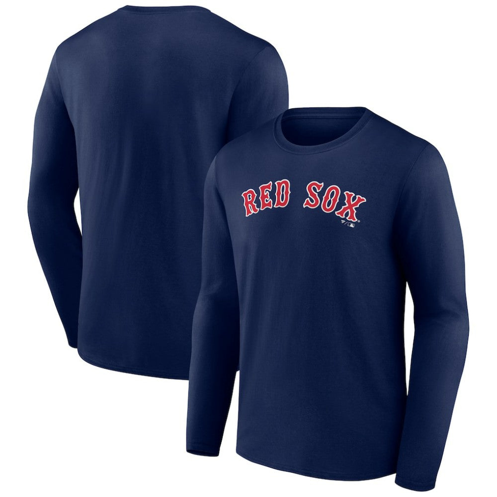 Boston Red Sox Wordmark Long Sleeve T-Shirt - MLB T-shirts