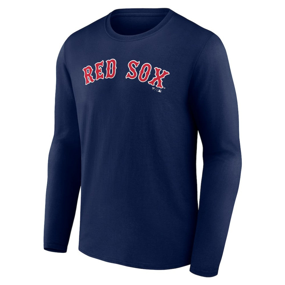 Boston Red Sox Wordmark Long Sleeve T-Shirt - MLB T-shirts