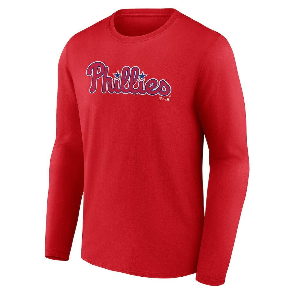 Philadelphia Phillies Wordmark Long Sleeve T-Shirt - MLB T-shirts