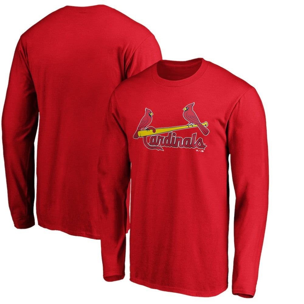St. Louis Cardinals Official Team Wordmark Long Sleeve T-Shirt - MLB T-shirts
