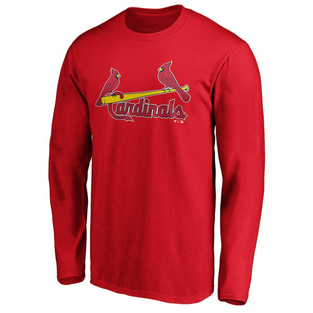 St. Louis Cardinals Official Team Wordmark Long Sleeve T-Shirt - MLB T-shirts