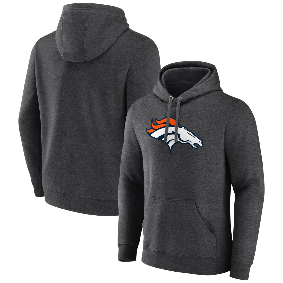 Denver Broncos Primary Team Logo Fitted Pullover Hoodie | NFL Hot