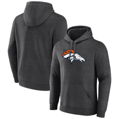 Denver Broncos Primary Team Logo Fitted Pullover Hoodie | NFL Hot
