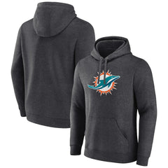 Miami Dolphins Primary Team Logo Fitted Pullover Hoodie | NFL Sale