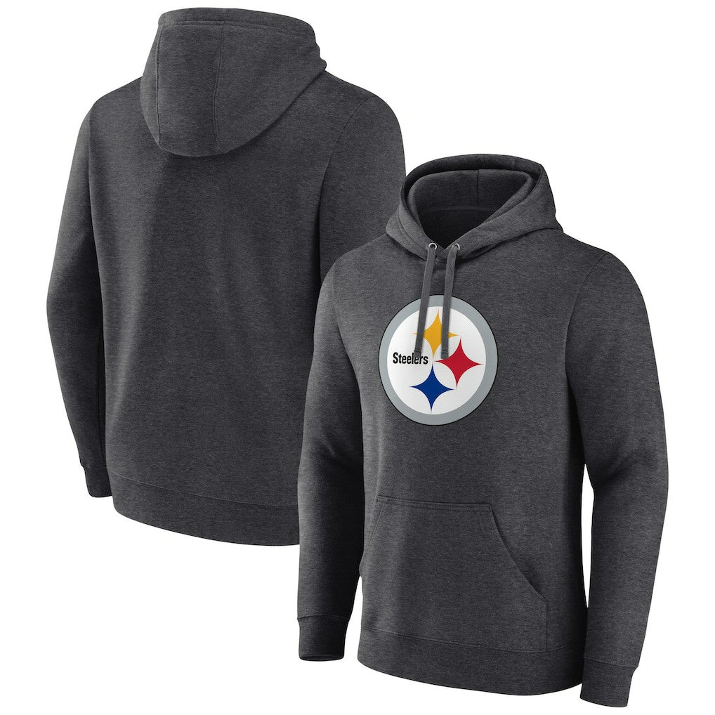 Pittsburgh Steelers Primary Team Logo Fitted Pullover Hoodie | NFL New