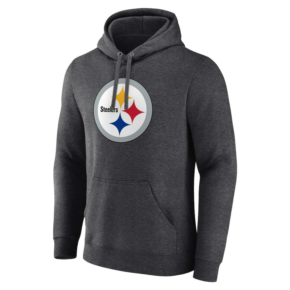 Pittsburgh Steelers Primary Team Logo Fitted Pullover Hoodie | NFL New