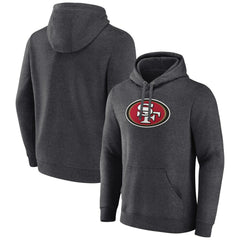 San Francisco 49ers Primary Team Logo Fitted Pullover Hoodie | NFL Outlet