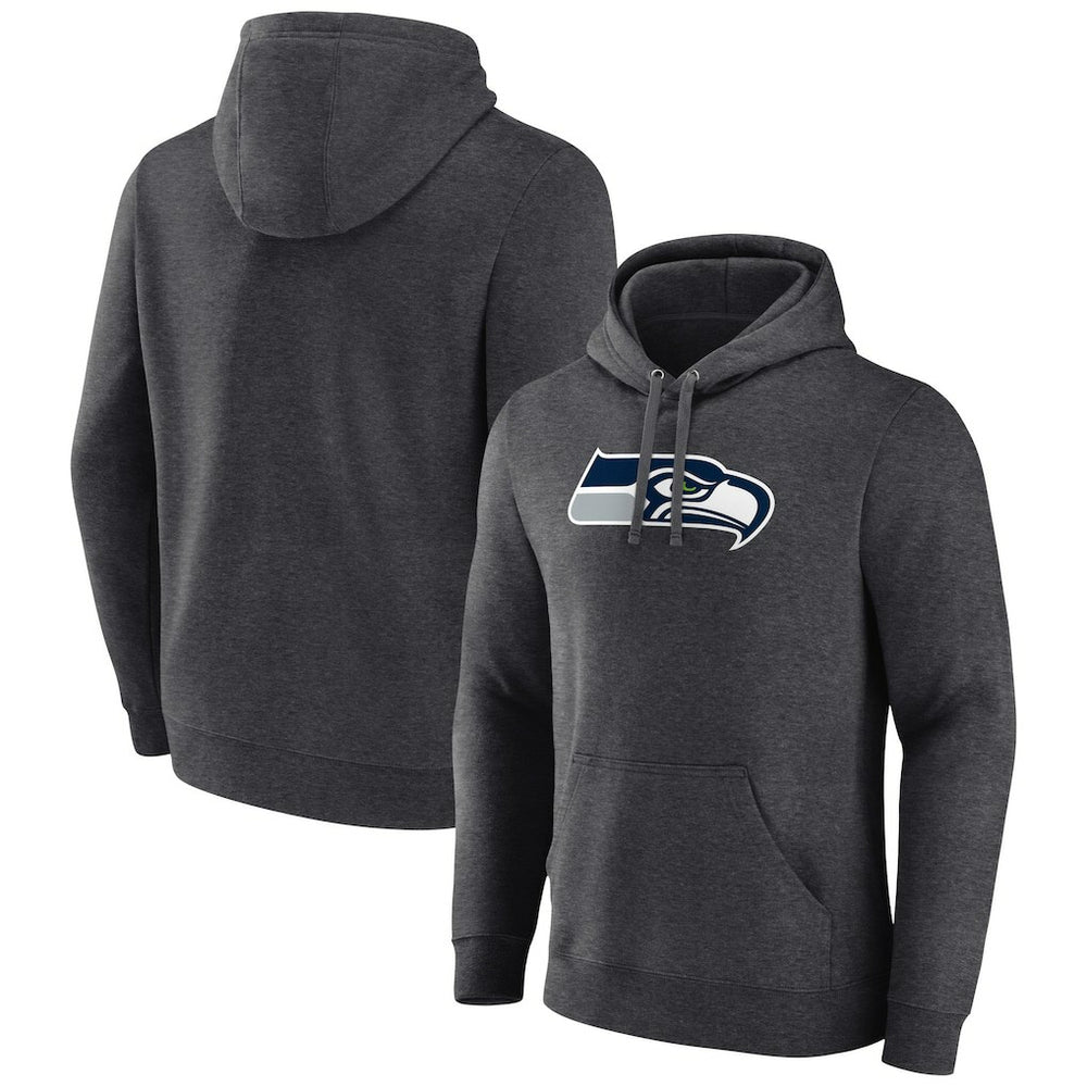 Seattle Seahawks Primary Team Logo Fitted Pullover Hoodie | NFL Hot
