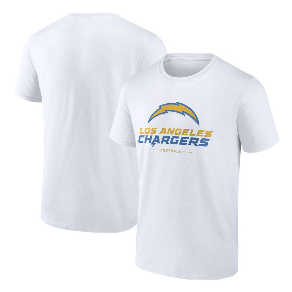 Los Angeles Chargers Logo Team Lockup T-Shirt | NFL On sale