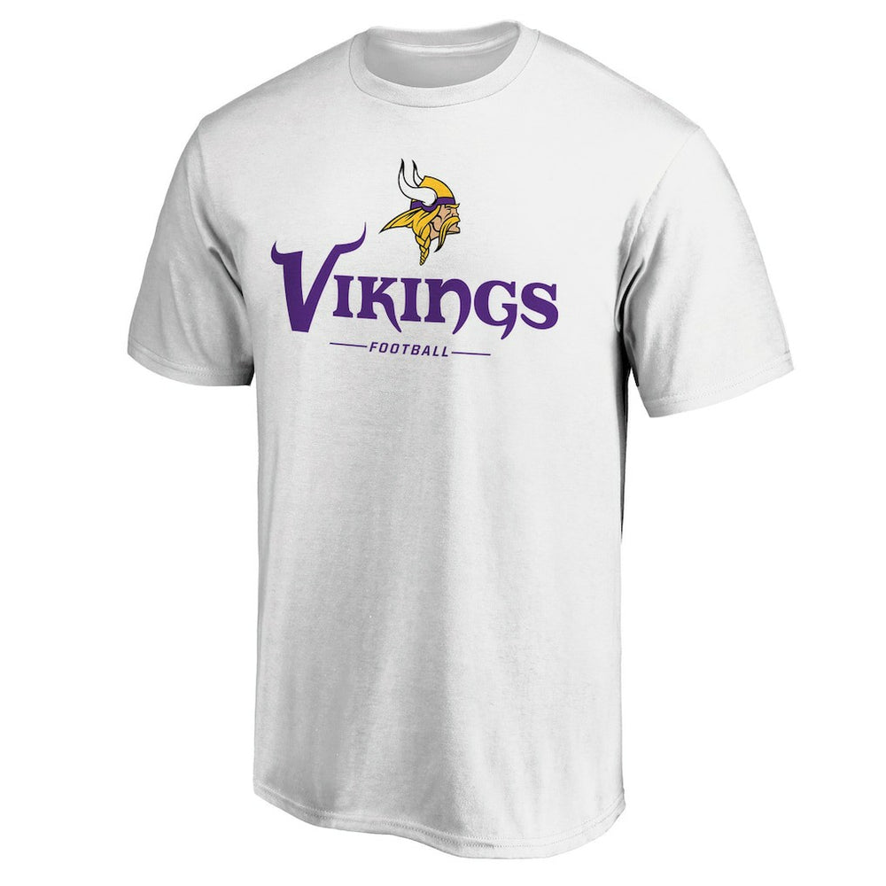 Minnesota Vikings Logo Team Lockup T-Shirt | NFL New