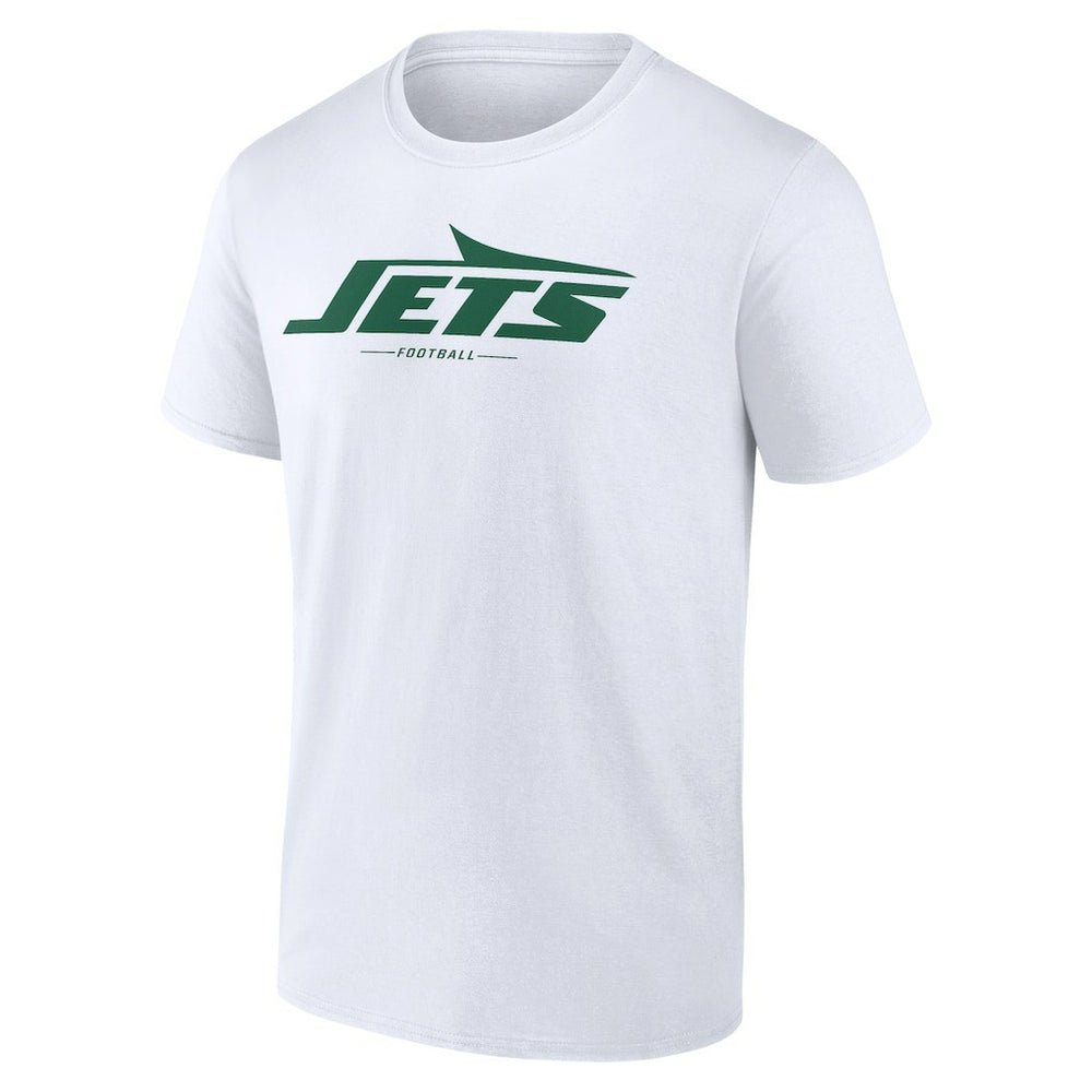 New York Jets Logo Team Lockup T-Shirt | NFL New