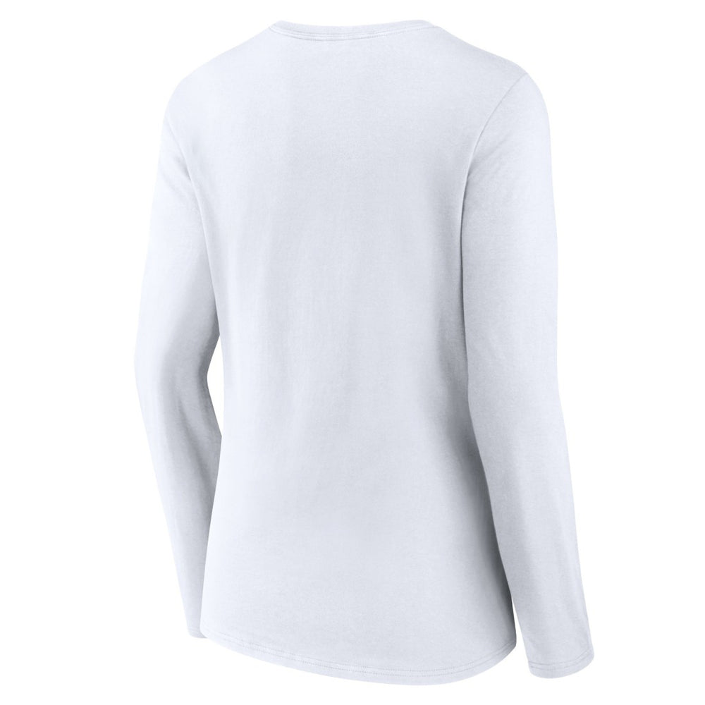 Seattle Seahawks Women's Logo Team Lockup Long Sleeve V-Neck T-Shirt | NFL On sale