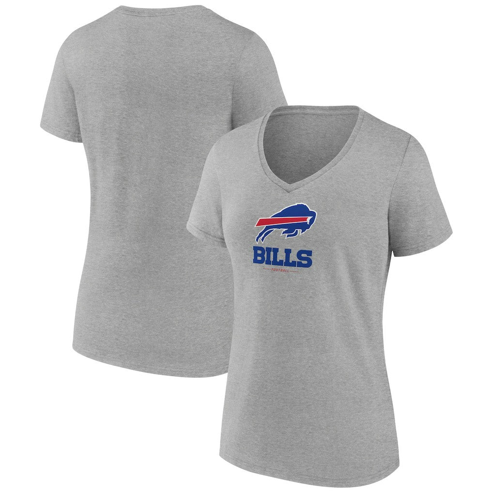 Buffalo Bills Women's Logo Team Lockup V-Neck T-Shirt | NFL Near me