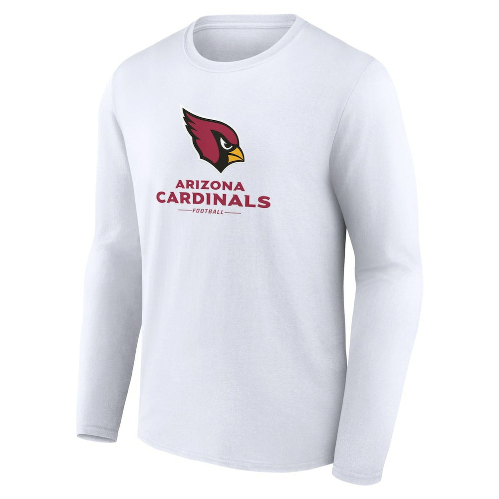 Arizona Cardinals Logo Team Lockup Long Sleeve T-Shirt | NFL On sale