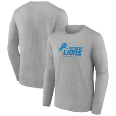 Detroit Lions Logo Team Lockup Long Sleeve T-Shirt | NFL Near me