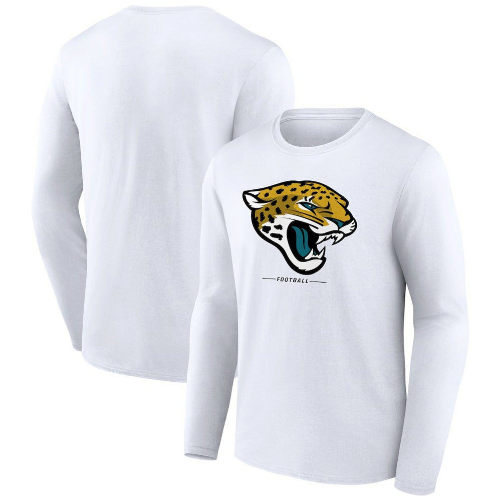 Jacksonville Jaguars Logo Team Lockup Long Sleeve T-Shirt | NFL Online