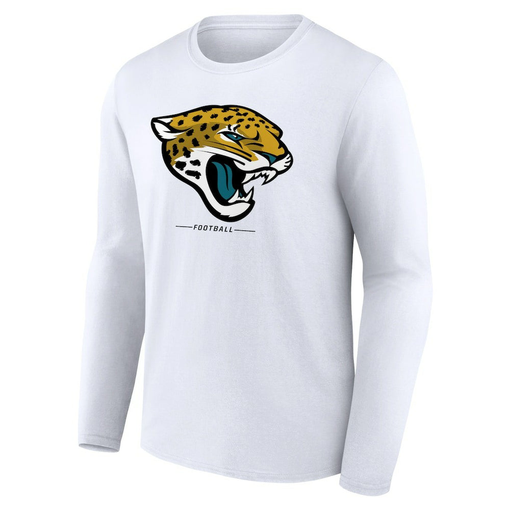Jacksonville Jaguars Logo Team Lockup Long Sleeve T-Shirt | NFL Online