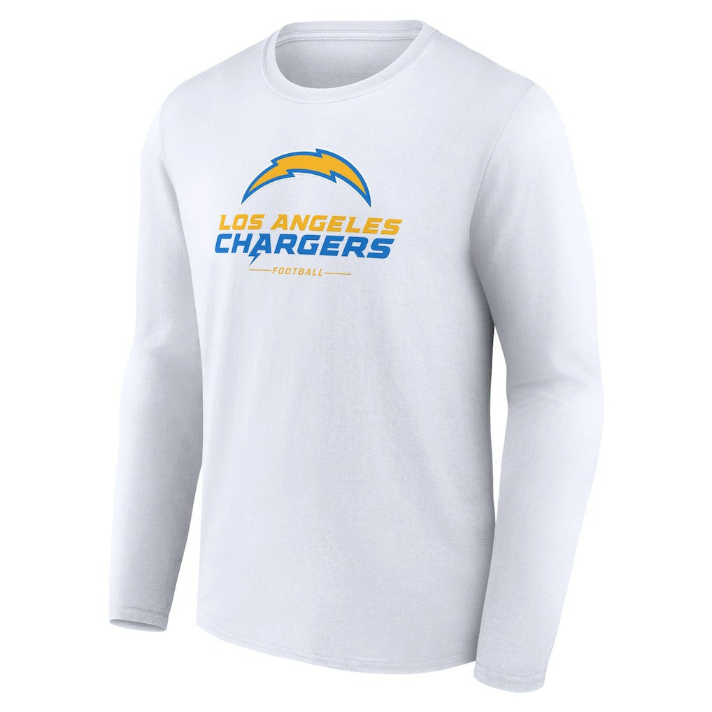 Los Angeles Chargers Logo Team Lockup Long Sleeve T-Shirt | NFL Near me