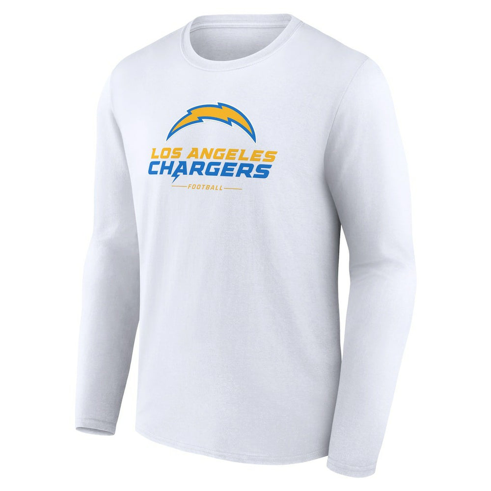 Los Angeles Chargers Logo Team Lockup Long Sleeve T-Shirt | NFL Near me