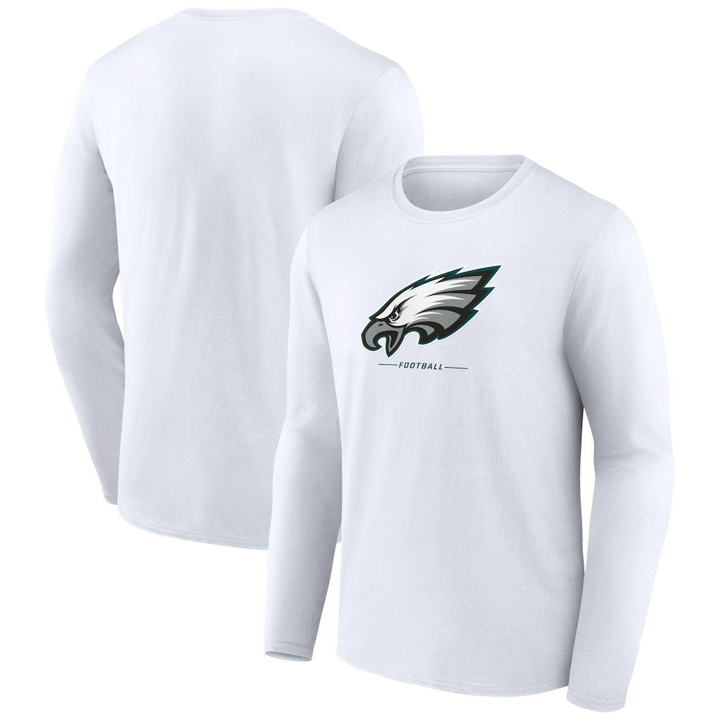 Philadelphia Eagles Logo Team Lockup Long Sleeve T-Shirt | NFL US