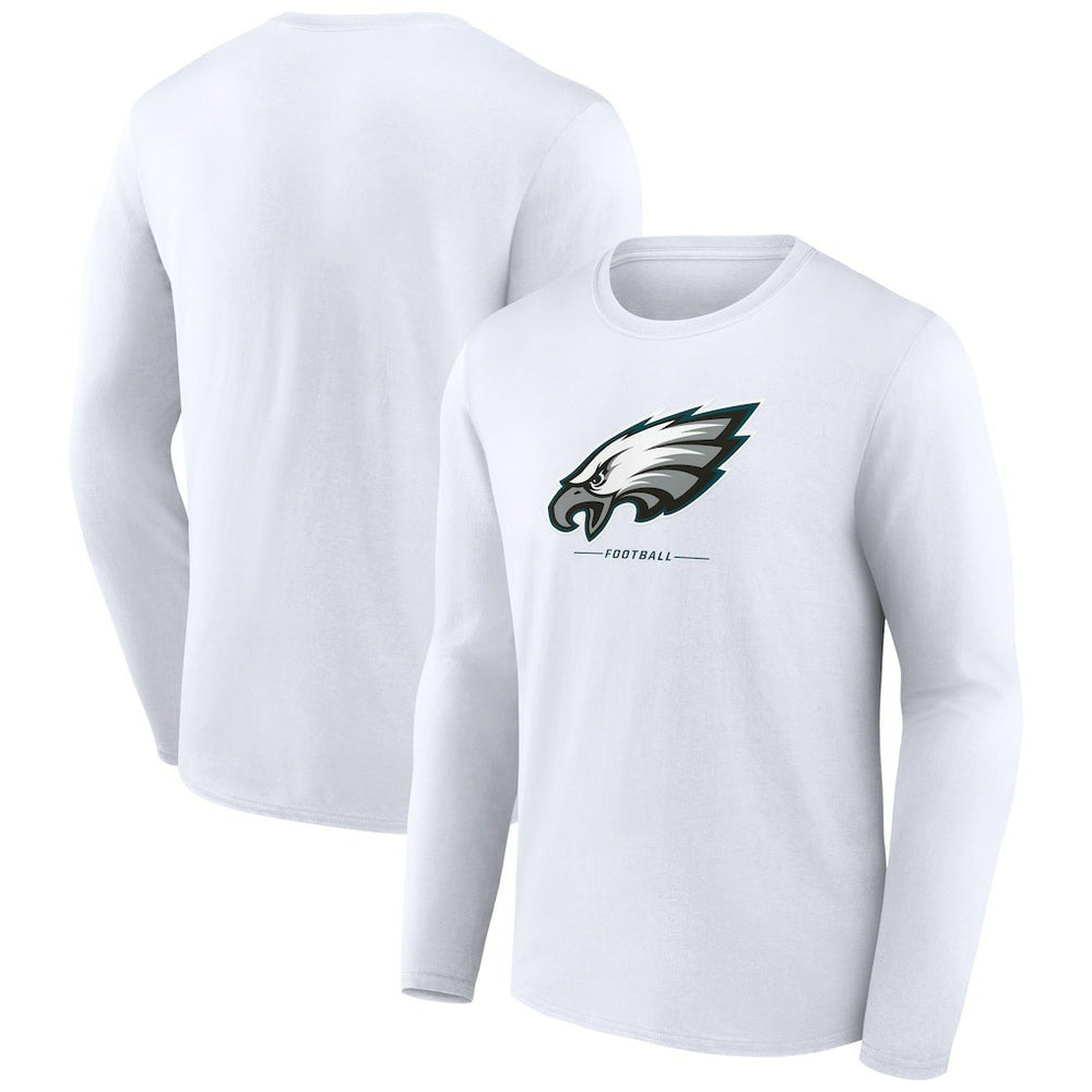 Philadelphia Eagles Logo Team Lockup Long Sleeve T-Shirt | NFL US