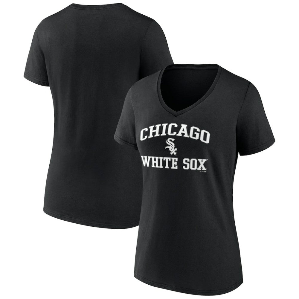 Chicago White Sox Women's Heart and Soul V-Neck T-Shirt - MLB T-shirts