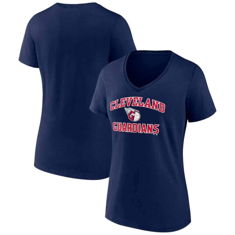 Cleveland Guardians Women's Heart and Soul V-Neck T-Shirt - MLB T-shirts