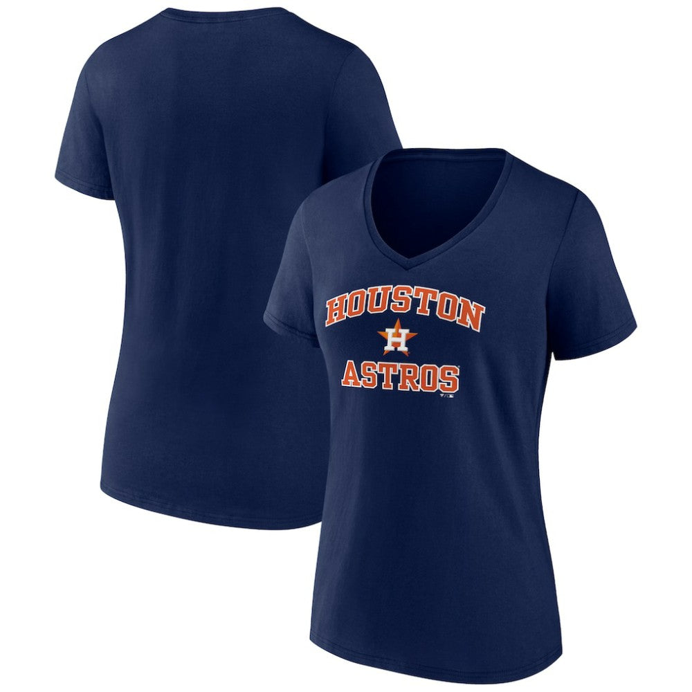 Houston Astros Women's Heart and Soul V-Neck T-Shirt - MLB T-shirts