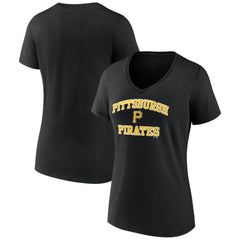 Pittsburgh Pirates Women's Heart and Soul V-Neck T-Shirt - MLB T-shirts