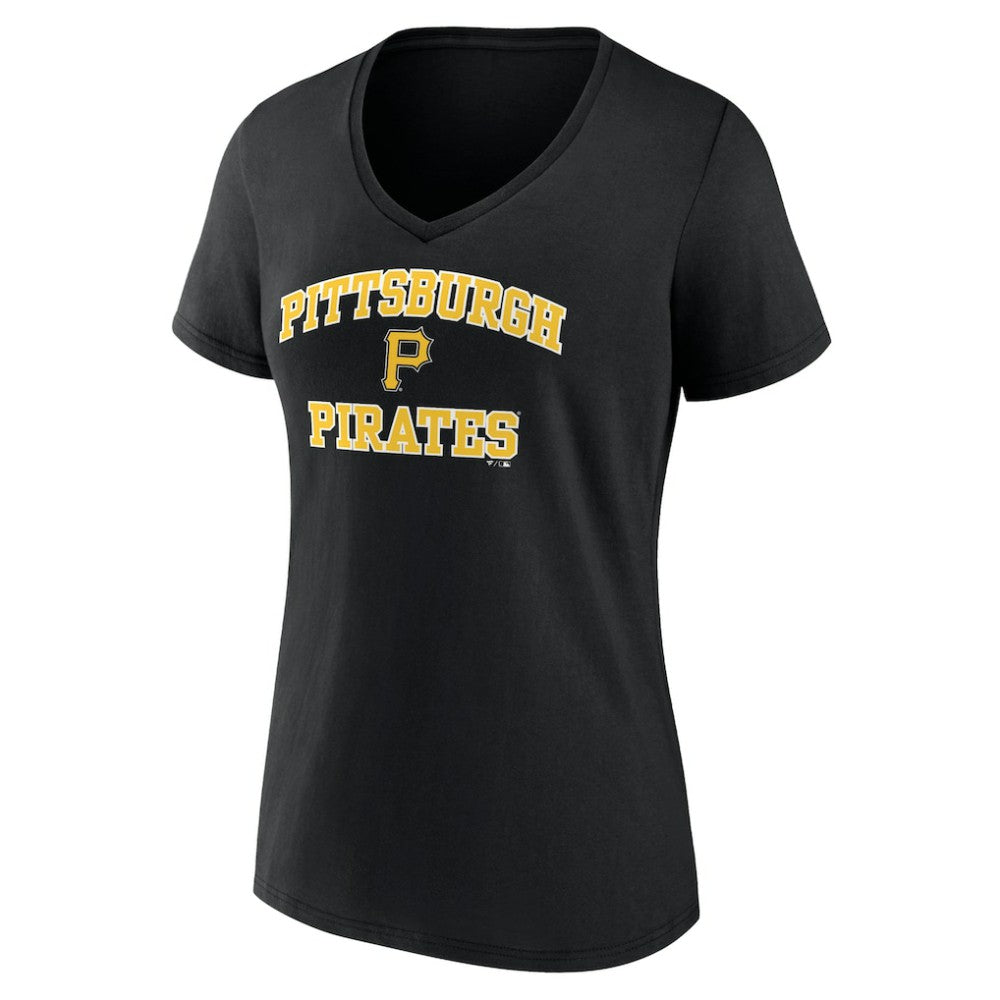 Pittsburgh Pirates Women's Heart and Soul V-Neck T-Shirt - MLB T-shirts