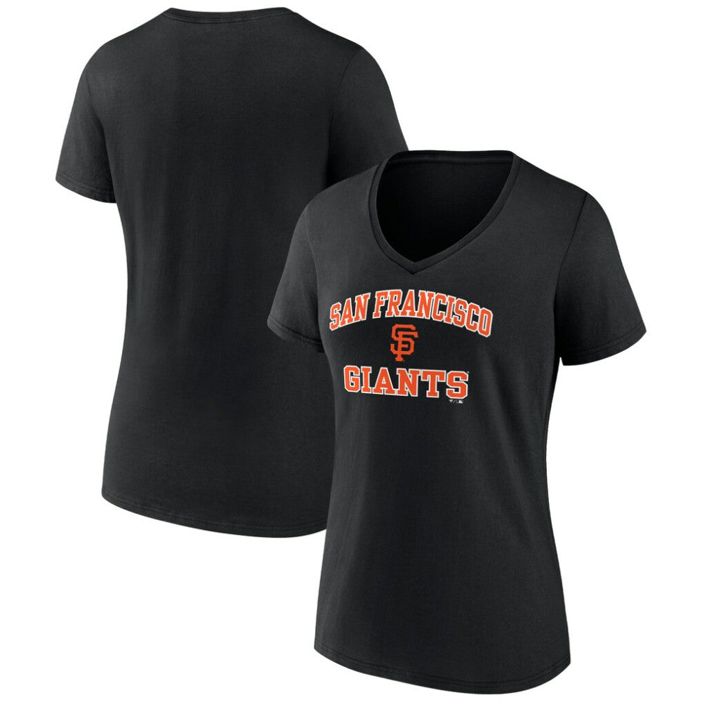 San Francisco Giants Women's Heart and Soul V-Neck T-Shirt - MLB T-shirts