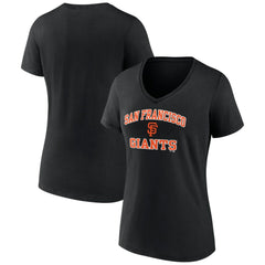 San Francisco Giants Women's Heart and Soul V-Neck T-Shirt - MLB T-shirts