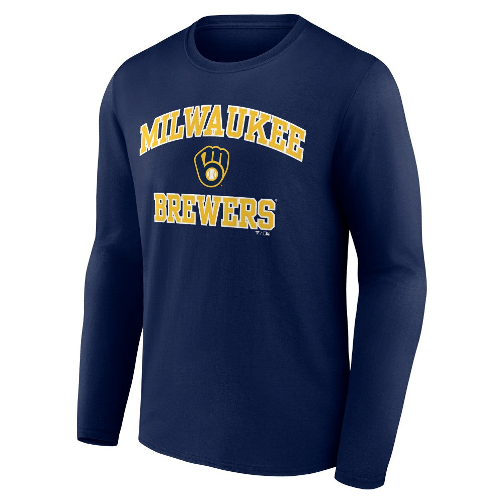 Milwaukee Brewers Heart and Soul Long Sleeve T-Shirt - MLB T-shirts