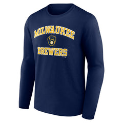 Milwaukee Brewers Heart and Soul Long Sleeve T-Shirt - MLB T-shirts