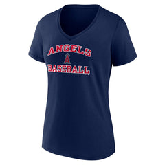 Los Angeles Angels Women's Heart and Soul V-Neck T-Shirt - MLB T-shirts