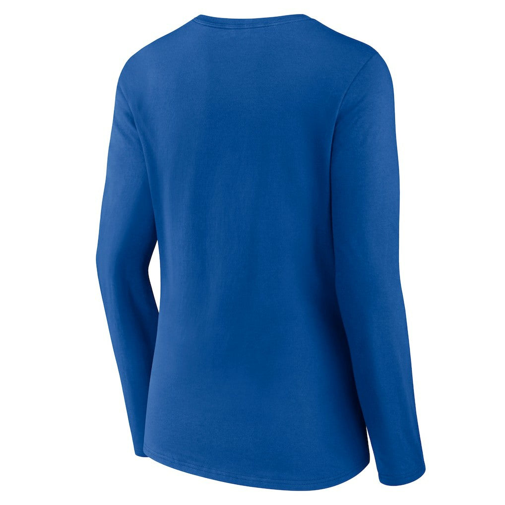 Indianapolis Colts Women's Logo Team Lockup Long Sleeve V-Neck T-Shirt | NFL Sale