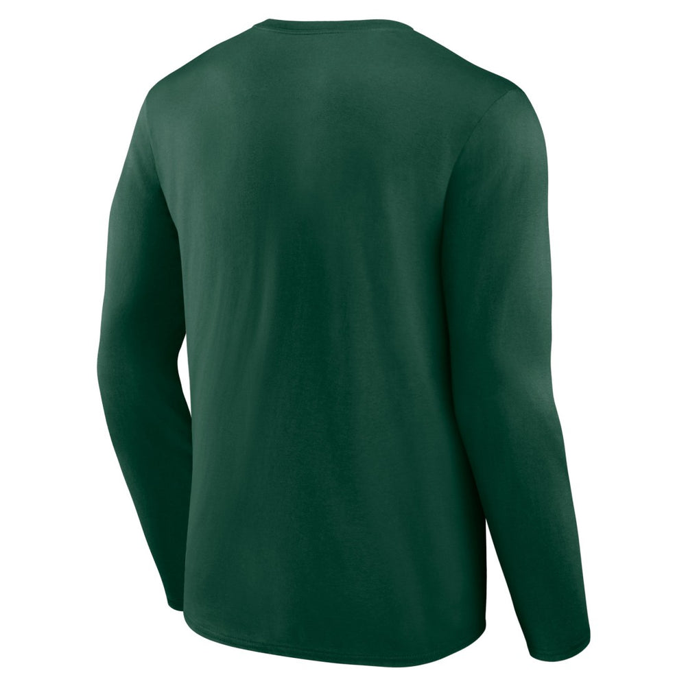Green Bay Packers Logo Team Lockup Long Sleeve T-Shirt | NFL Hot
