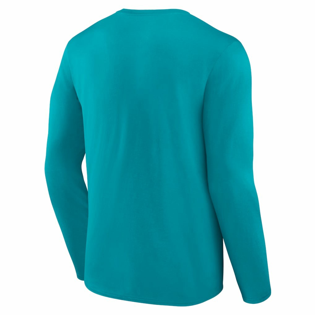 Miami Dolphins Logo Team Lockup Long Sleeve T-Shirt | NFL On sale