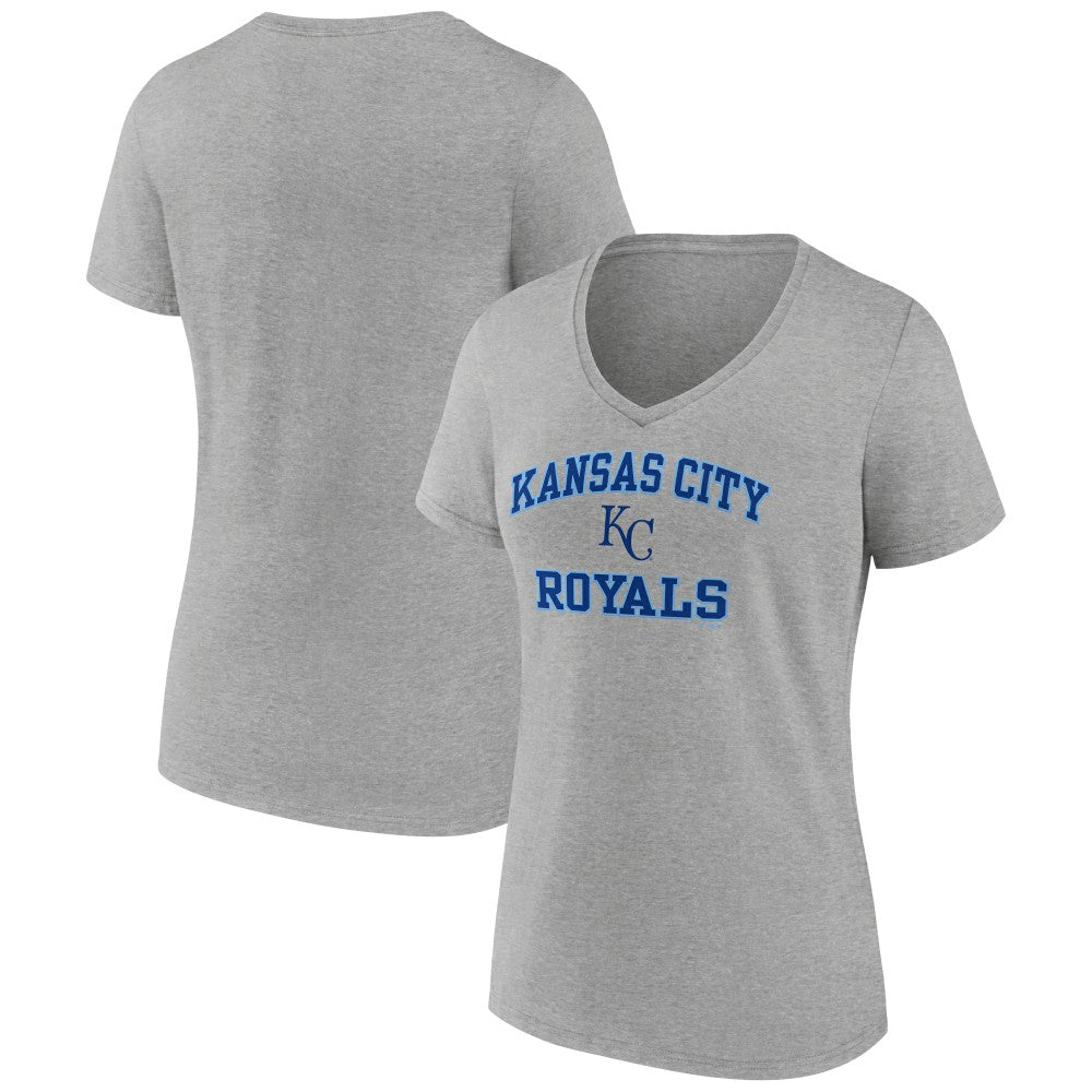 Kansas City Royals Women's Heart and Soul V-Neck T-Shirt - MLB T-shirts