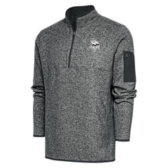 Minnesota Vikings Antigua Metallic Logo Fortune Quarter-Zip Jacket | NFL Outlet