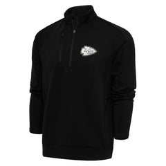 Kansas City Chiefs Antigua Metallic Logo Generation Quarter-Zip Pullover Top | NFL Sale
