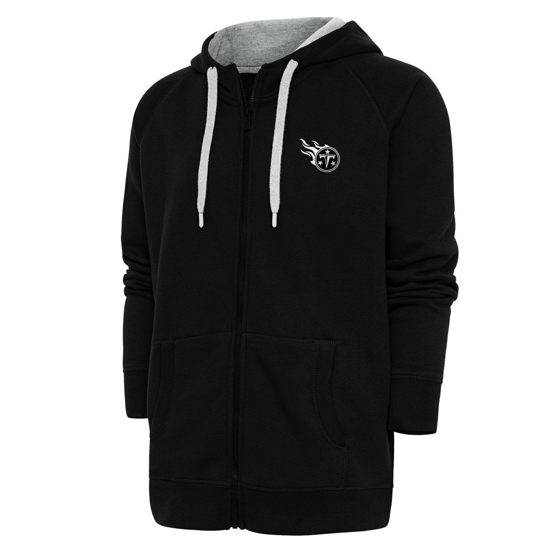 Tennessee Titans Antigua Metallic Logo Victory Full-Zip Hoodie | NFL US