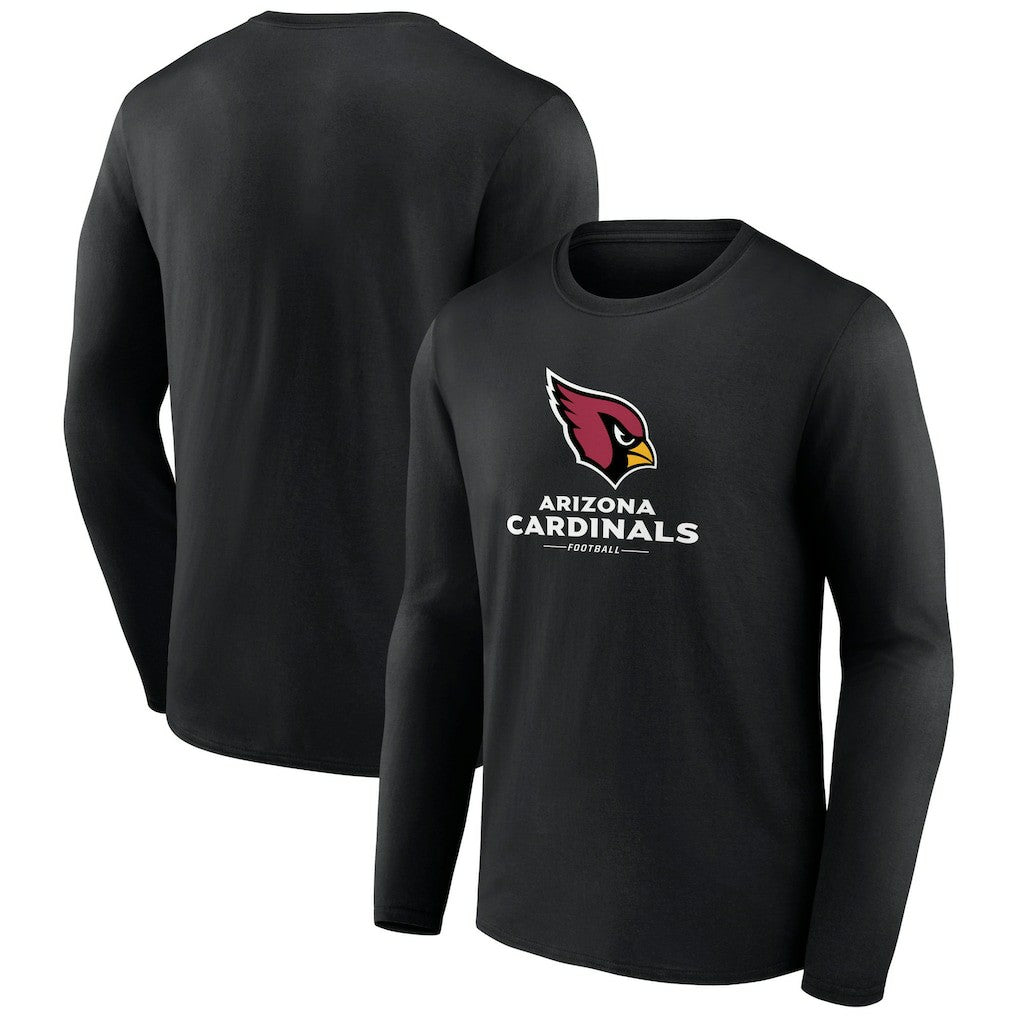 Arizona Cardinals Logo Team Lockup Long Sleeve T-Shirt | NFL Near me