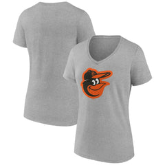 Baltimore Orioles Women's Official Logo V-Neck T-Shirt - MLB T-shirts